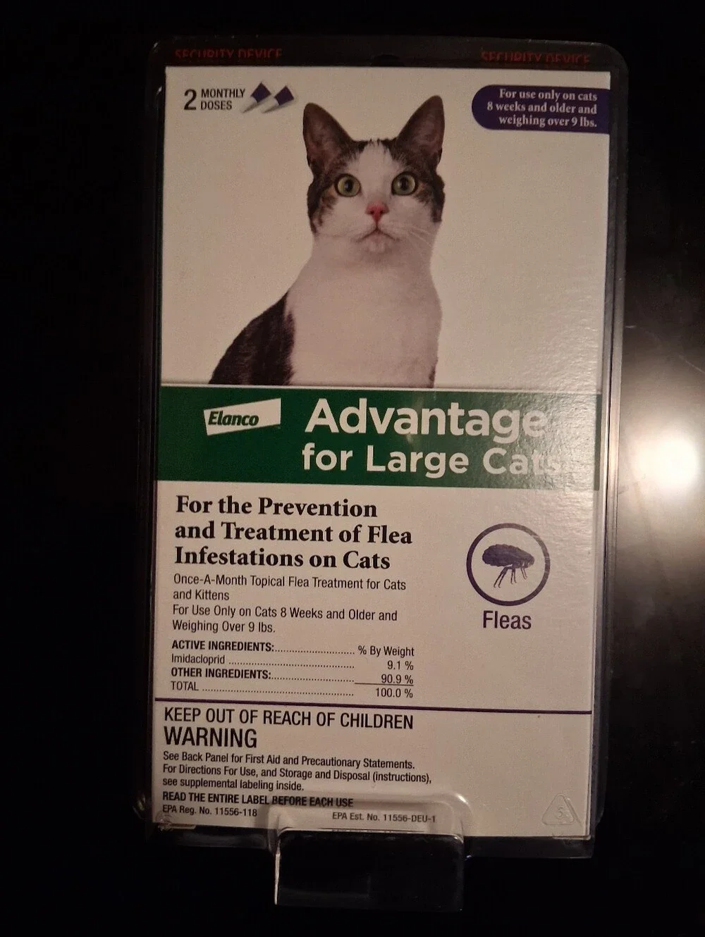 2 Packs of Advantage Flea Treatment And Prevention For Cats